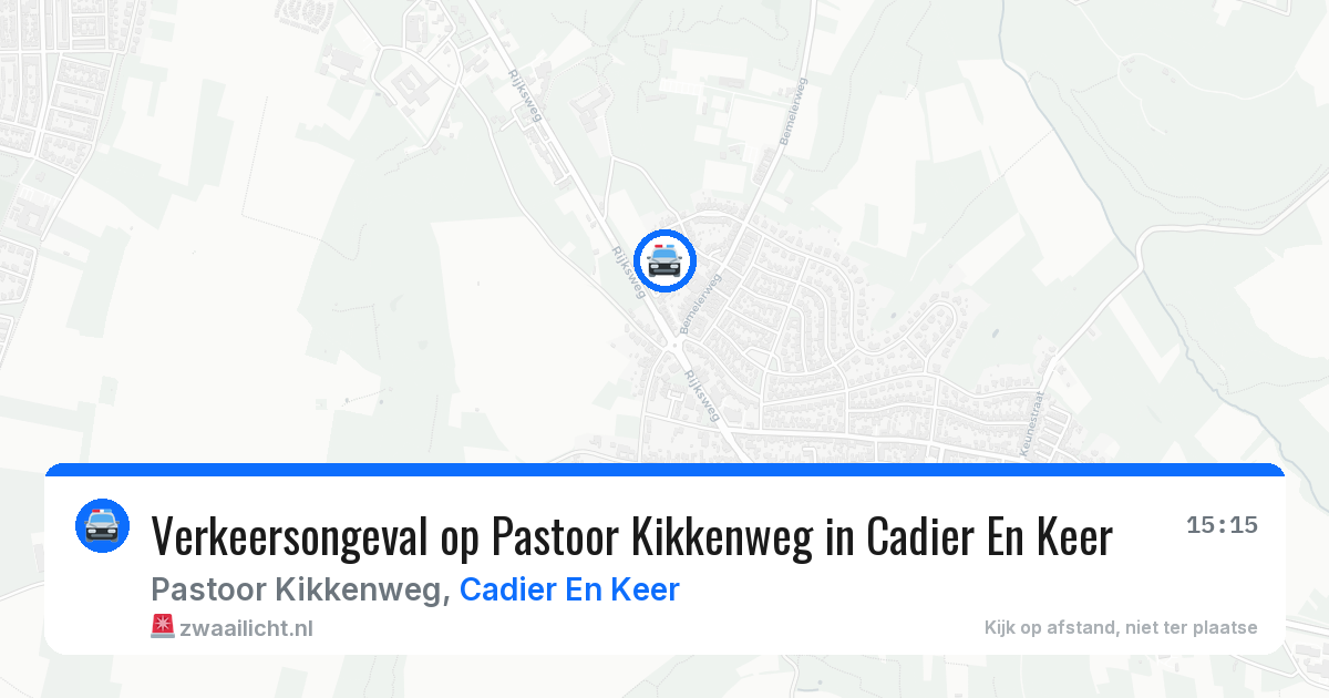 Verkeersongeval op Pastoor Kikkenweg in Cadier En Keer — 18 jun 2026