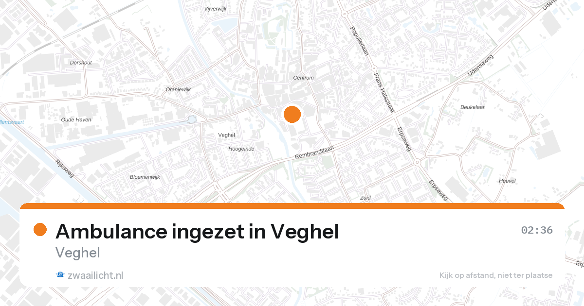 Ambulance ingezet in Veghel — 1 feb 2026