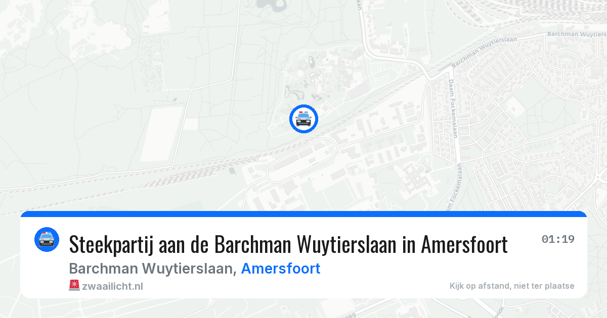 Steekpartij aan de Barchman Wuytierslaan in Amersfoort — 27 jun 2026