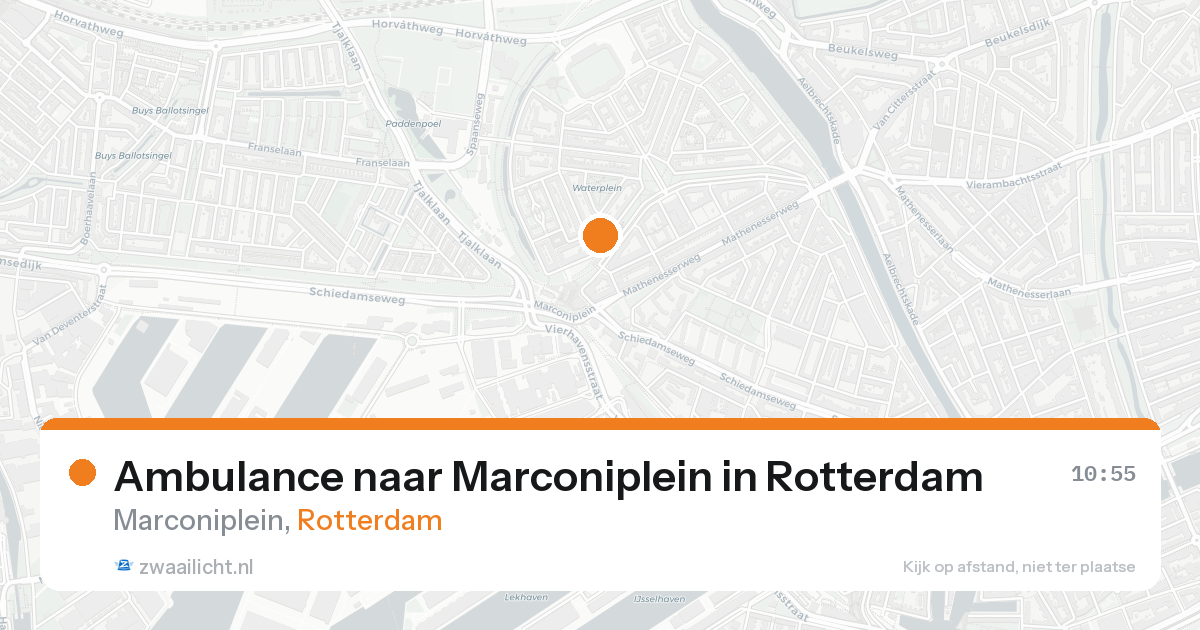 Ambulance naar Marconiplein in Rotterdam — 7 feb 2026