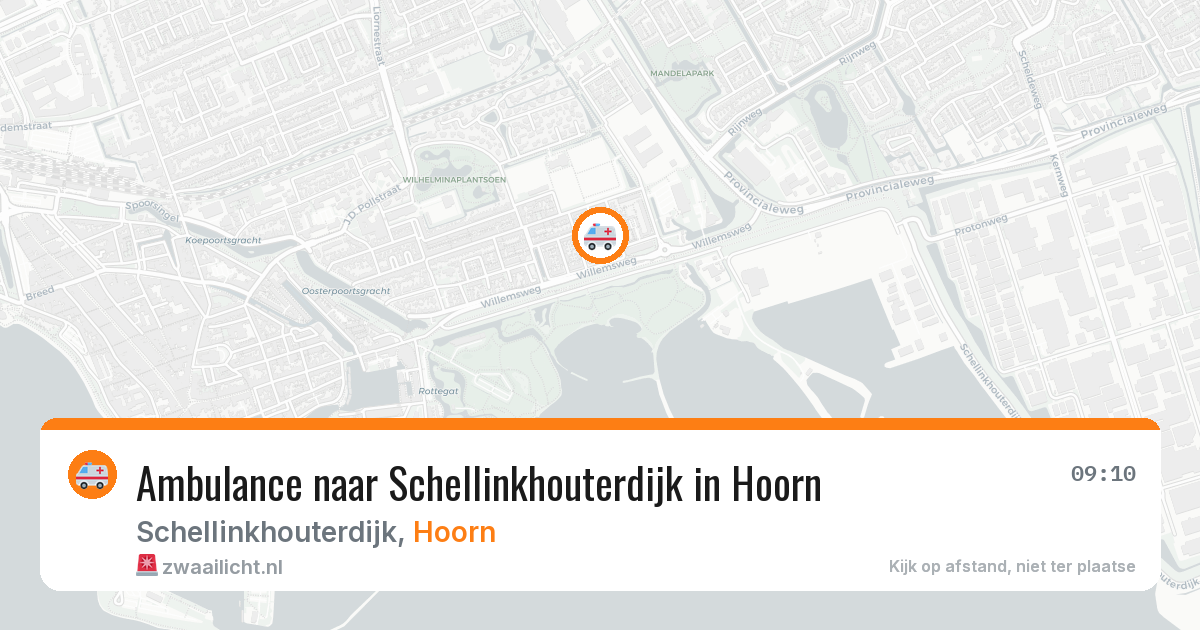 Ambulance naar Schellinkhouterdijk in Hoorn — 17 jun 2026