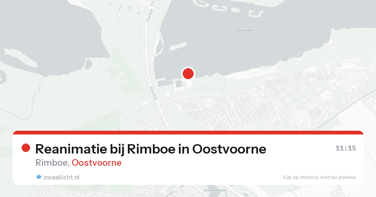 Reanimatie bij Rimboe in Oostvoorne — 19 aug 2026