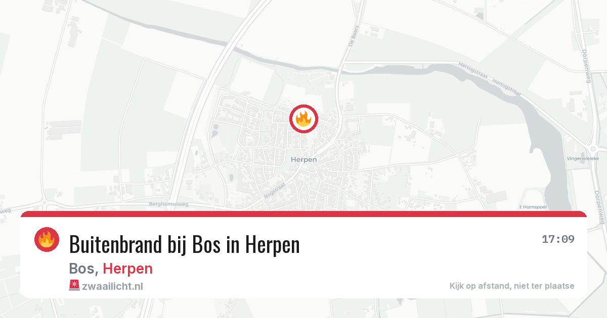 Buitenbrand bij Bos in Herpen — 8 aug 2026