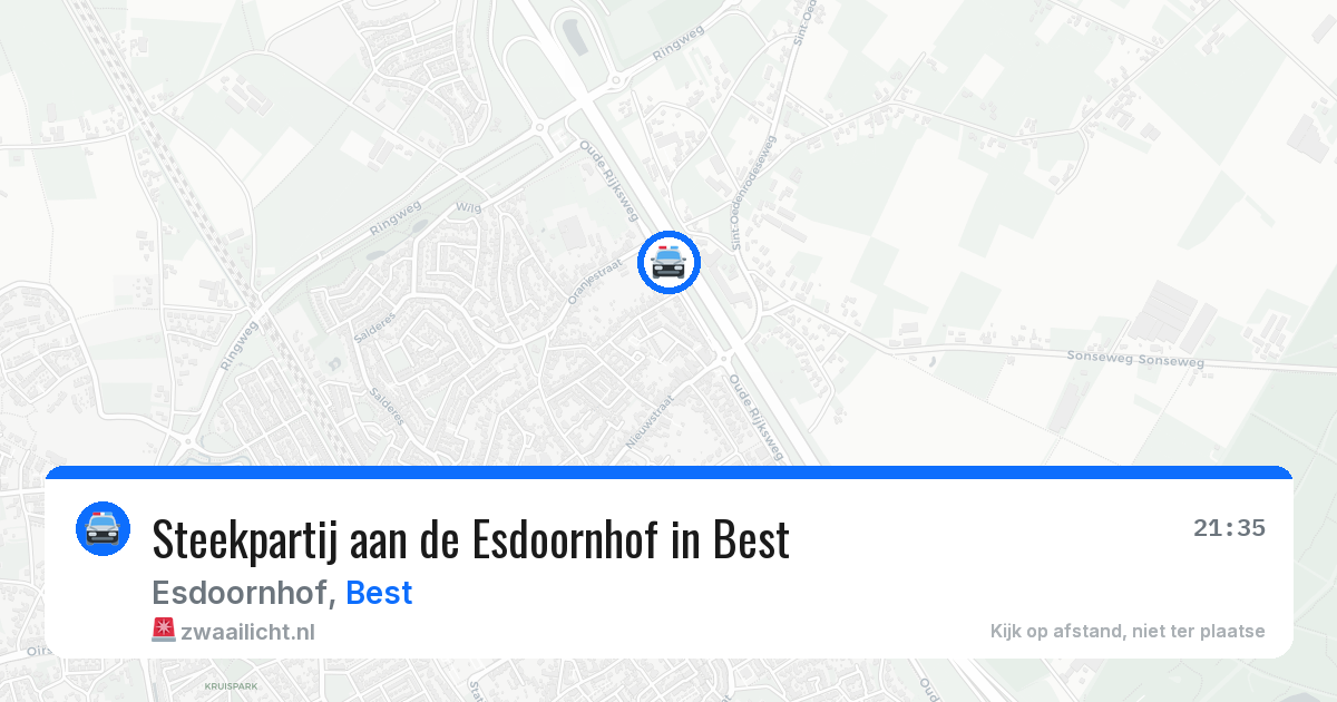 Steekpartij aan de Esdoornhof in Best — 13 mrt 2026