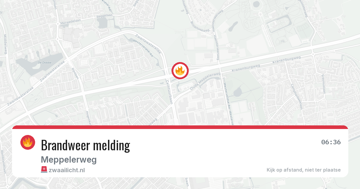 Brandweer melding — 23 jun 2026