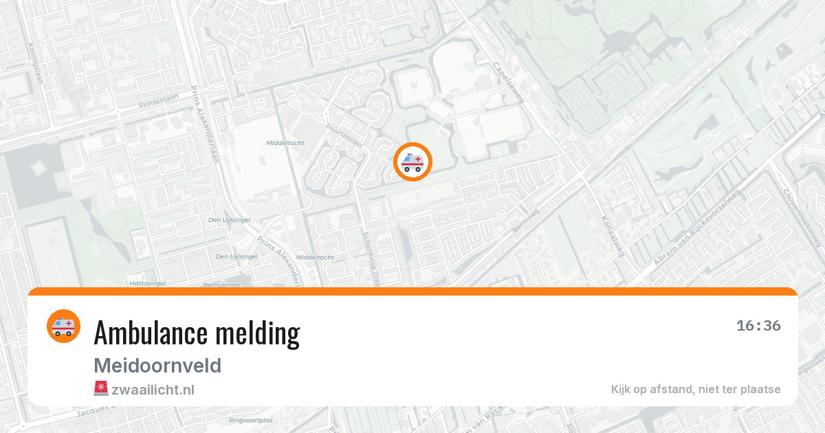 Ambulance met spoed naar Meidoornveld in 2906AH — 6 mei 2026