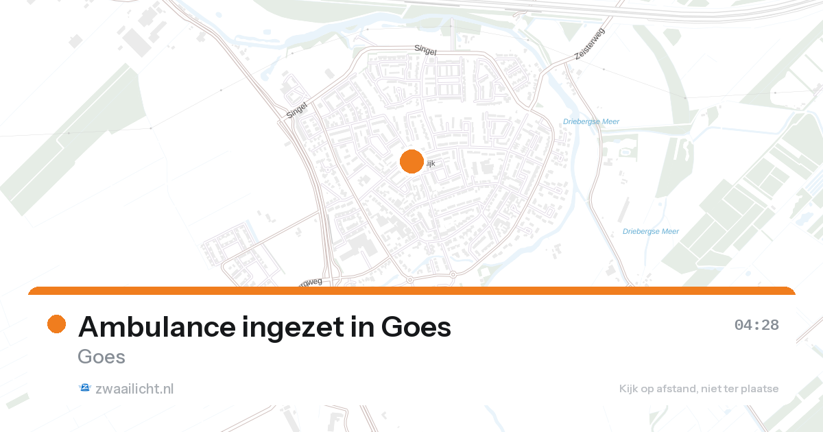 Ambulance ingezet in Goes — 7 feb 2026