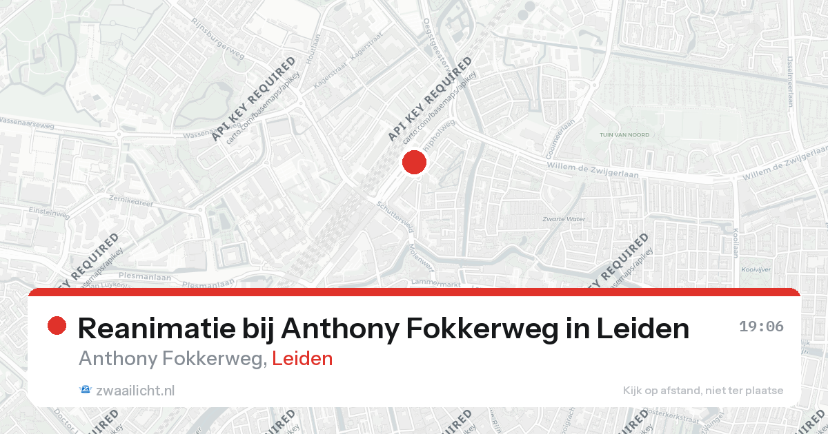 Reanimatie bij Anthony Fokkerweg in Leiden — 23 mrt 2026
