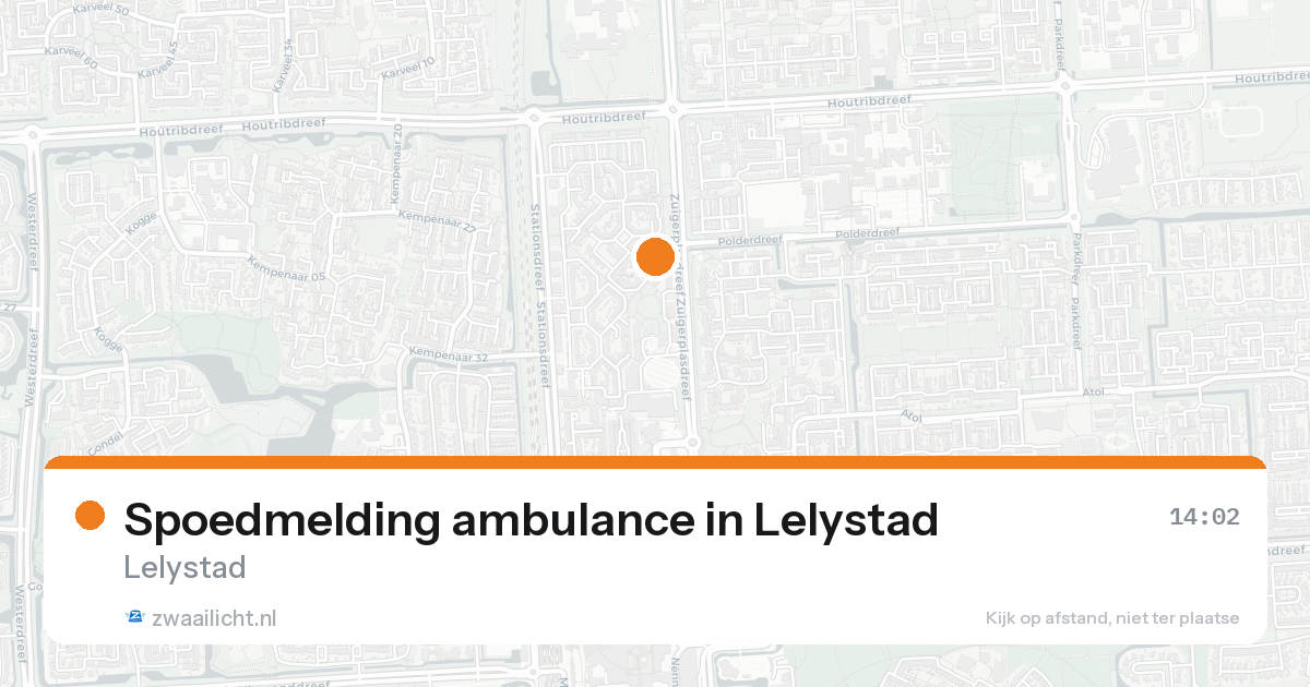 Spoedmelding ambulance in Lelystad — 30 jan 2026