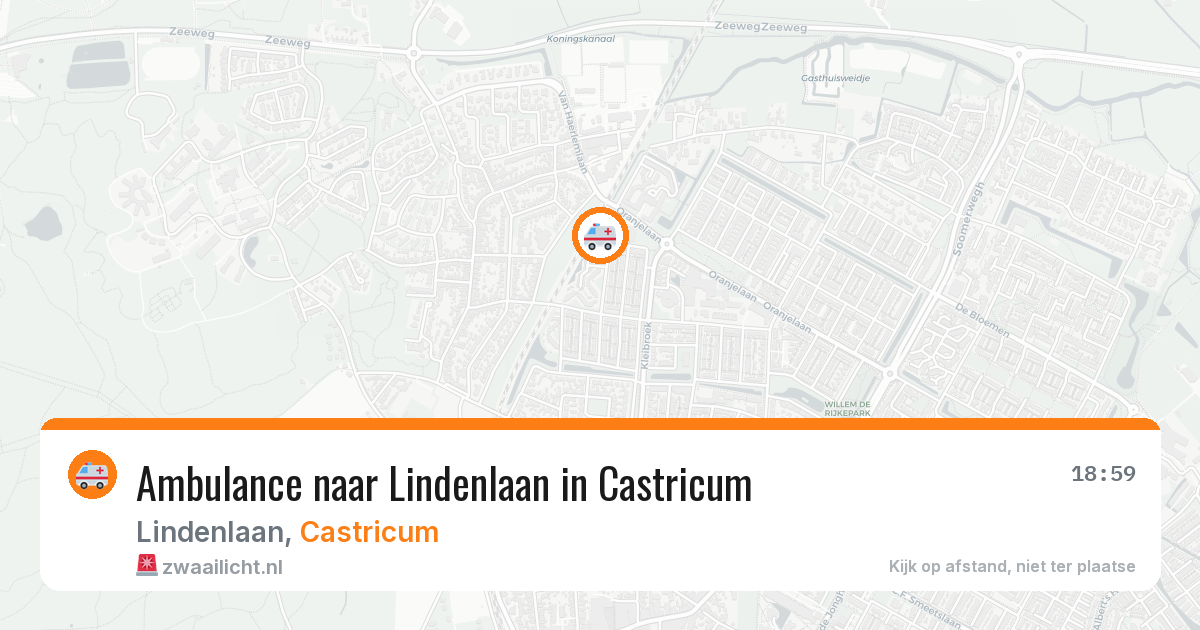 Ambulance naar Lindenlaan in Castricum — 11 mei 2026