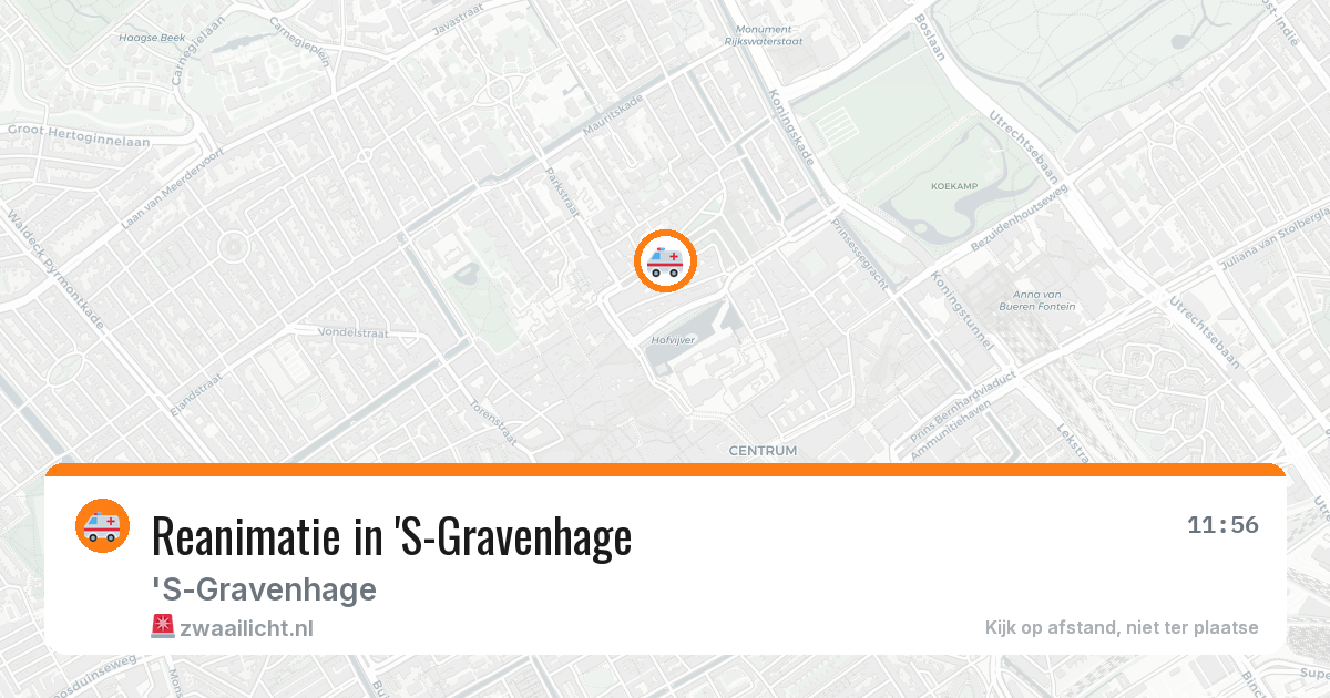 Reanimatie in 'S-Gravenhage — 6 jun 2026