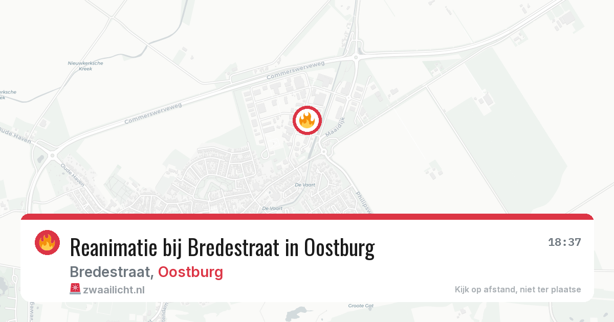 Reanimatie bij Bredestraat in Oostburg — 28 jul 2026