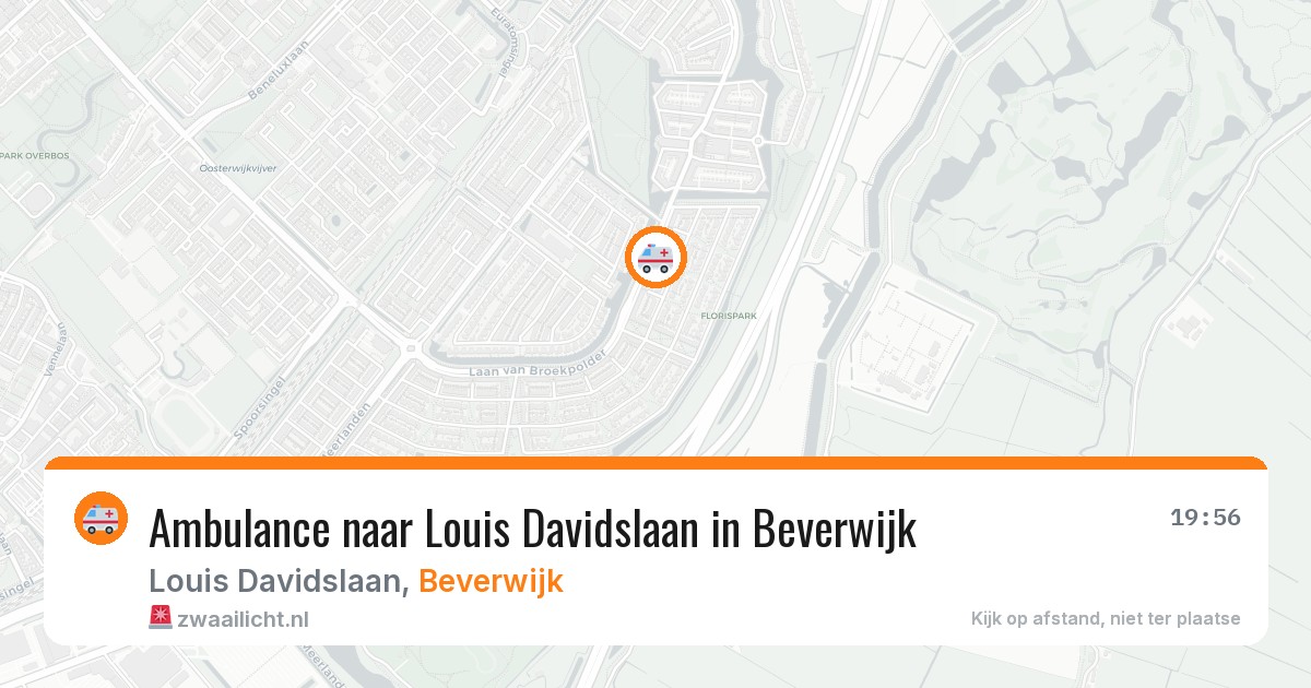Ambulance naar Louis Davidslaan in Beverwijk — 23 mrt 2026