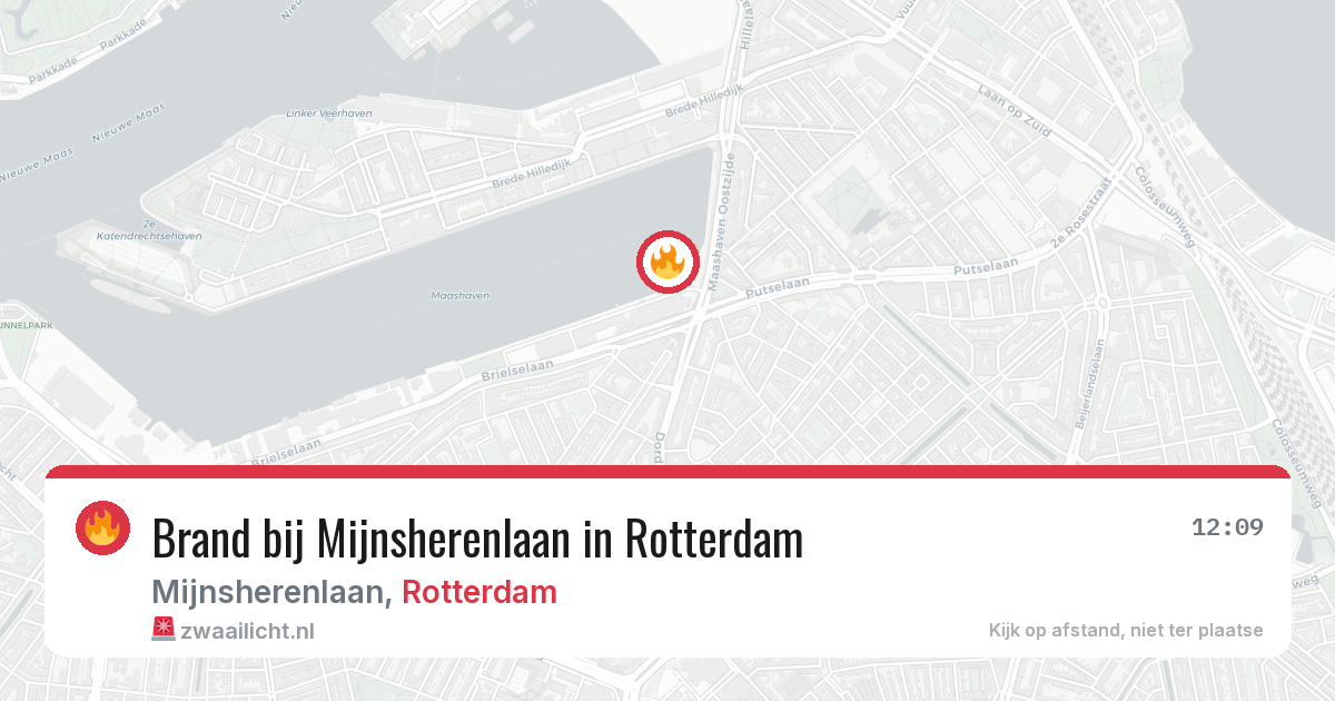 Brand bij Mijnsherenlaan in Rotterdam — 5 aug 2026