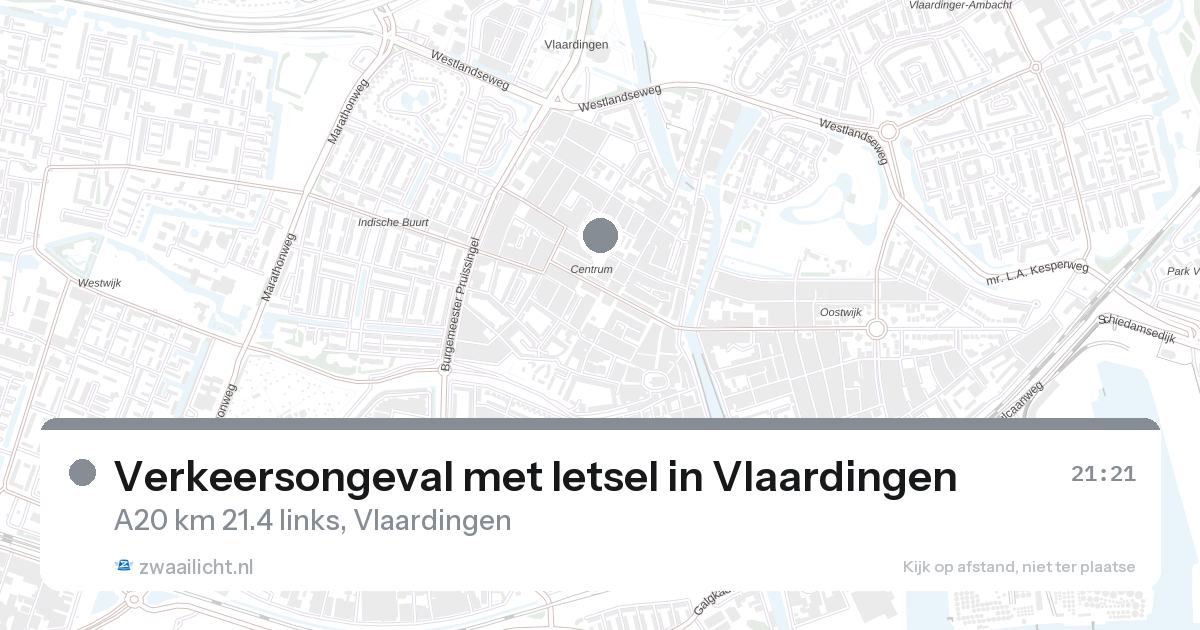 Verkeersongeval met letsel in Vlaardingen — 15 feb 2026