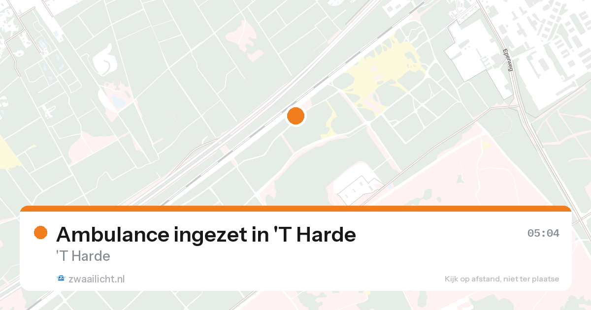 Ambulance ingezet in 'T Harde — 26 aug 2026