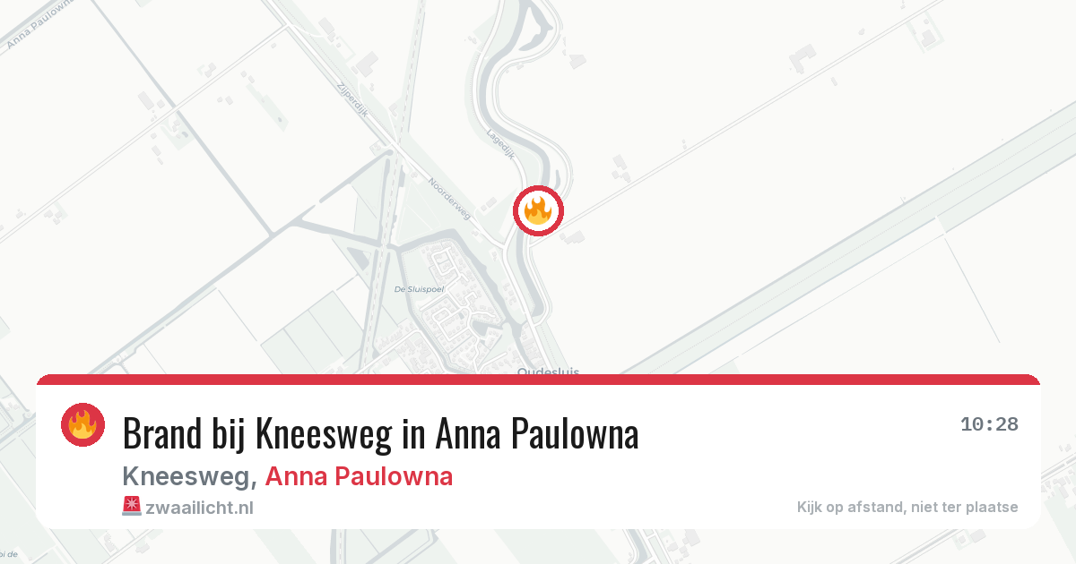 Brand bij Kneesweg in Anna Paulowna — 1 aug 2026