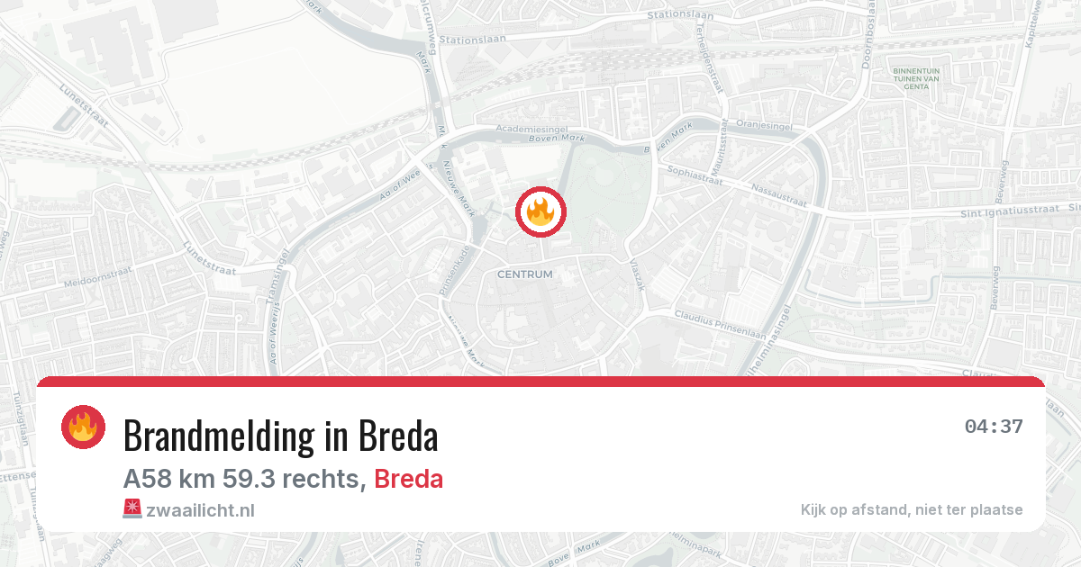 Brandmelding in Breda — 27 mei 2026