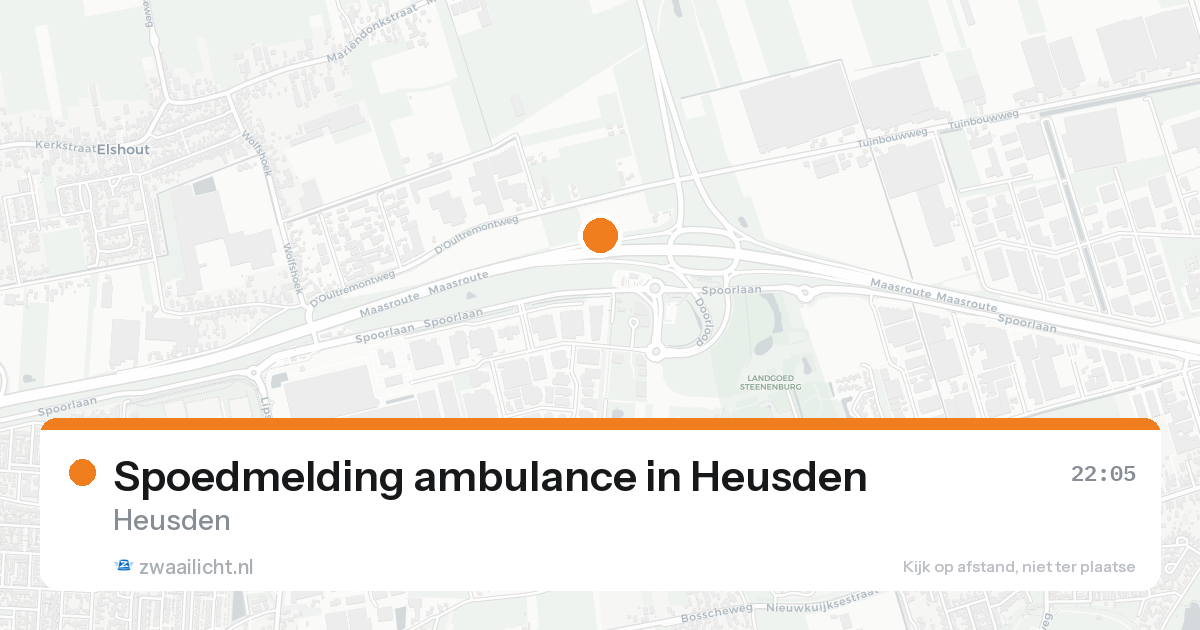 Spoedmelding ambulance in Heusden — 16 aug 2026