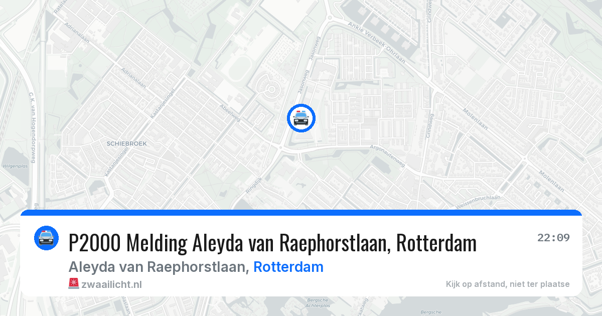 P2000 Melding Aleyda van Raephorstlaan, Rotterdam — 8 jul 2026