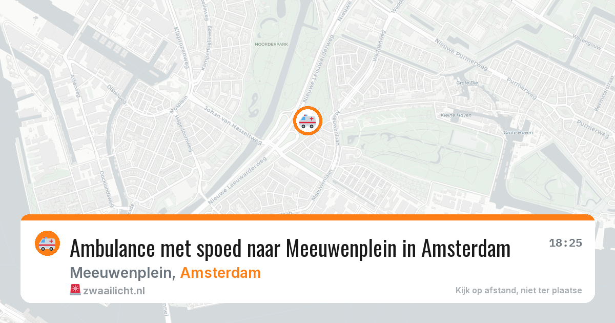 Ambulance met spoed naar Meeuwenplein in Amsterdam — 29 jan 2026