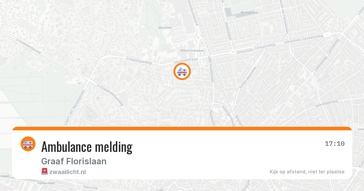 Ambulance melding — 25 jun 2026