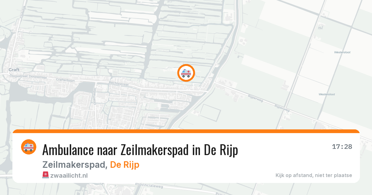Ambulance naar Zeilmakerspad in De Rijp — 5 mei 2026