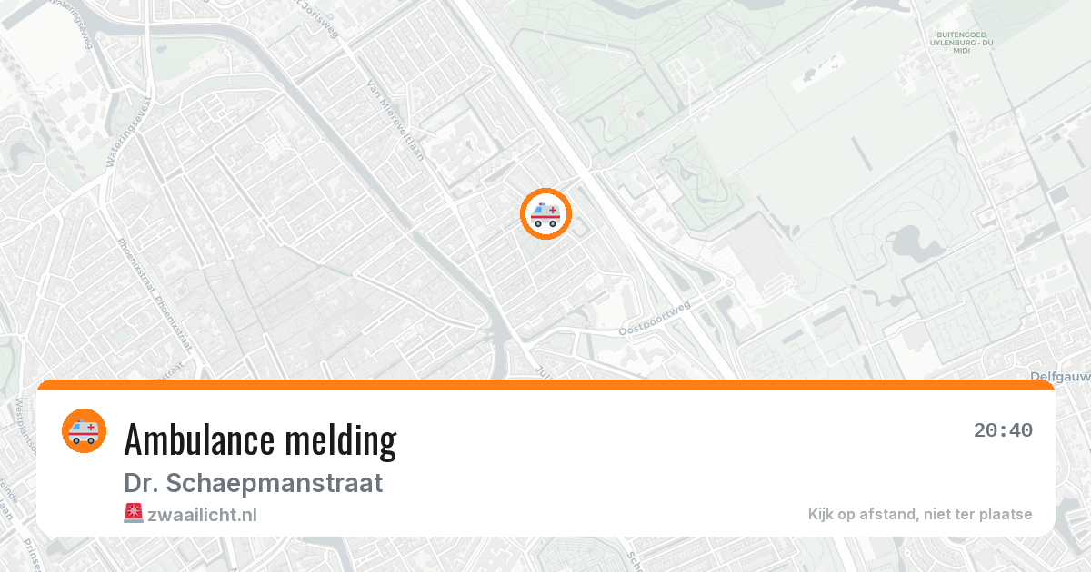 Ambulance melding — 24 jun 2026