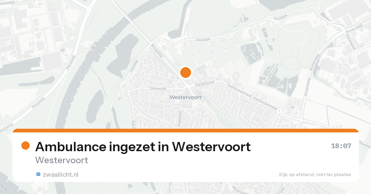 Ambulance ingezet in Westervoort — 30 jan 2026