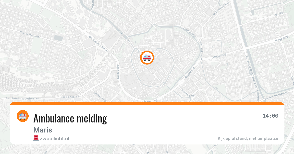 Ambulance melding — 7 aug 2026