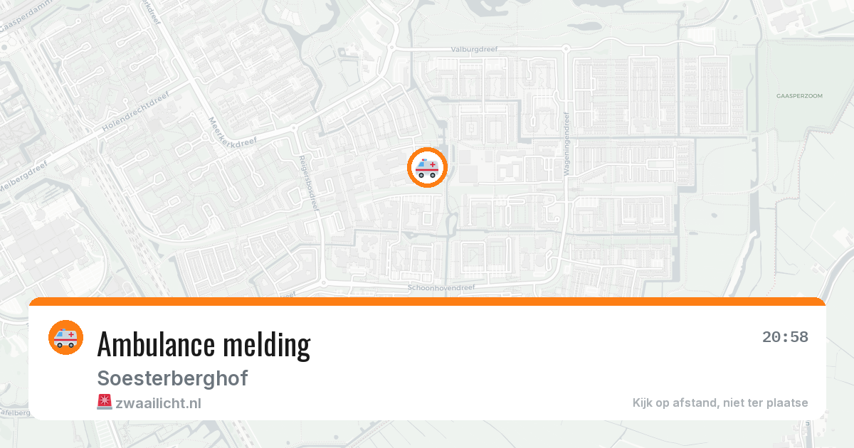 Ambulance melding — 11 apr 2026