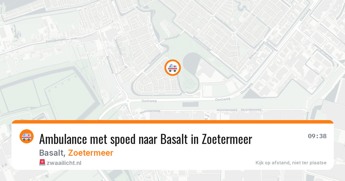 Ambulance met spoed naar Basalt in Zoetermeer — 26 apr 2026