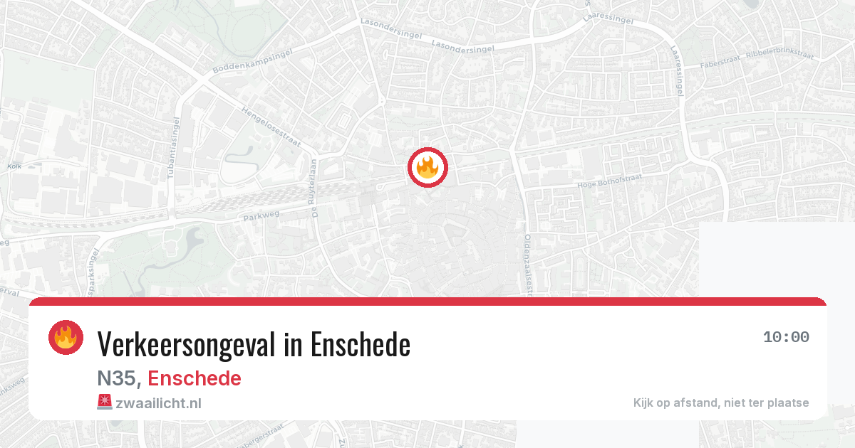 Verkeersongeval in Enschede — 1 jun 2026