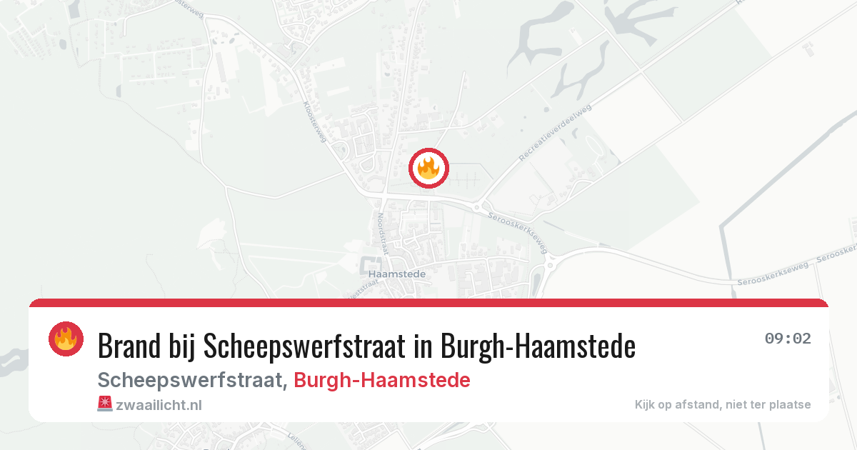 Brand bij Scheepswerfstraat in Burgh-Haamstede — 6 apr 2026