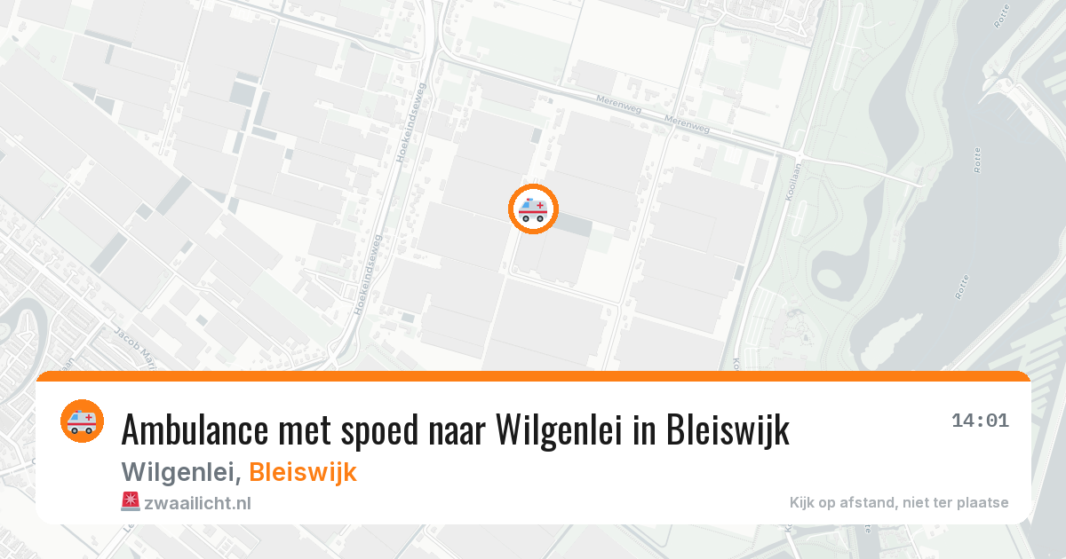 Ambulance met spoed naar Wilgenlei in Bleiswijk — 3 jul 2026