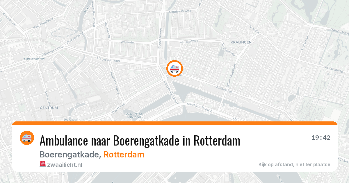 Ambulance naar Boerengatkade in Rotterdam — 5 mei 2026