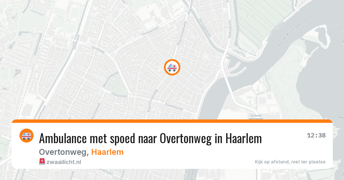 Ambulance met spoed naar Overtonweg in Haarlem — 5 feb 2026