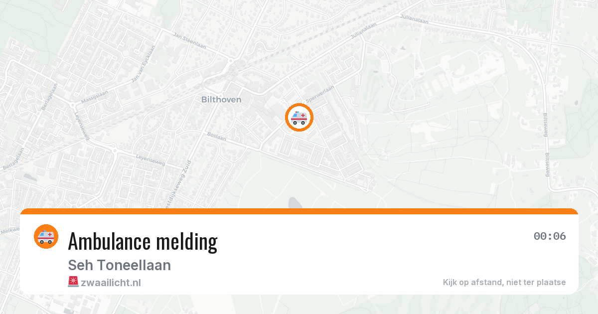 Ambulance melding — 29 jan 2026