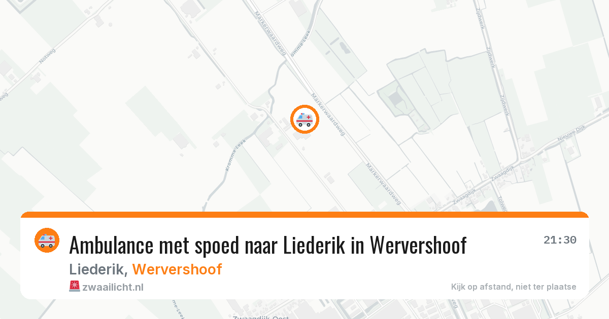 Ambulance met spoed naar Liederik in Wervershoof — 7 feb 2026