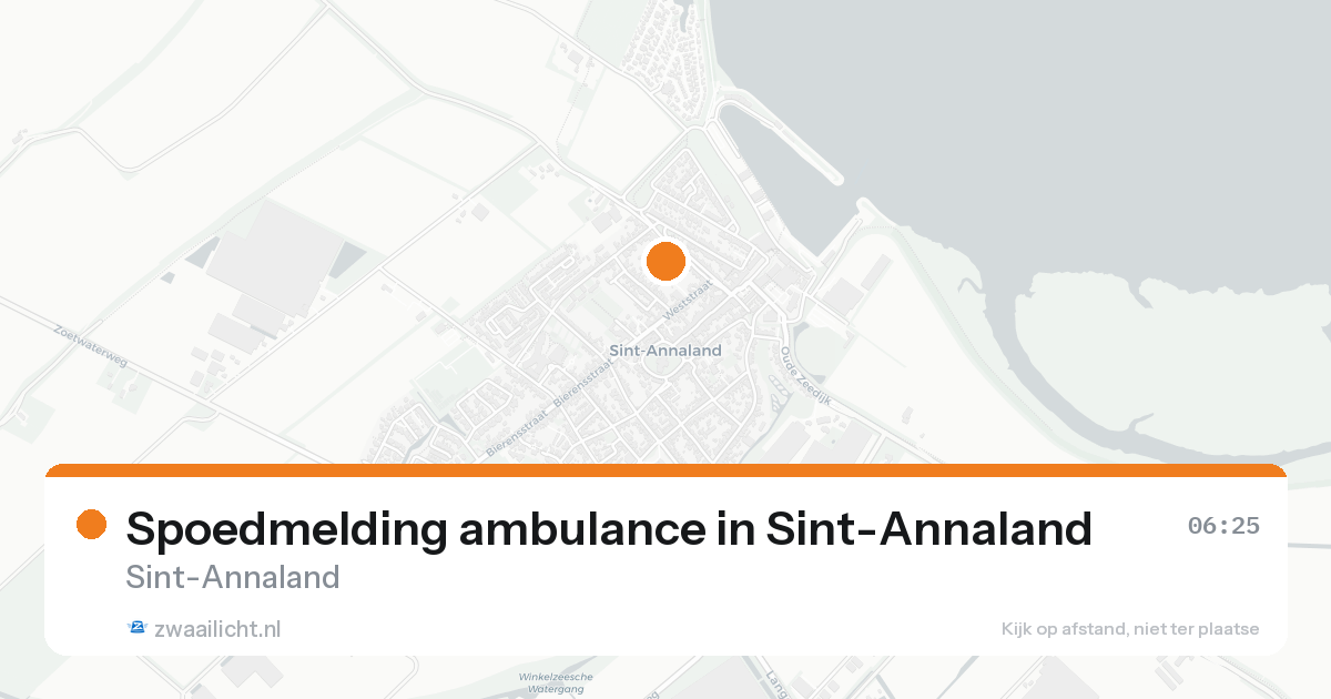 Spoedmelding ambulance in Sint-Annaland — 31 jan 2026