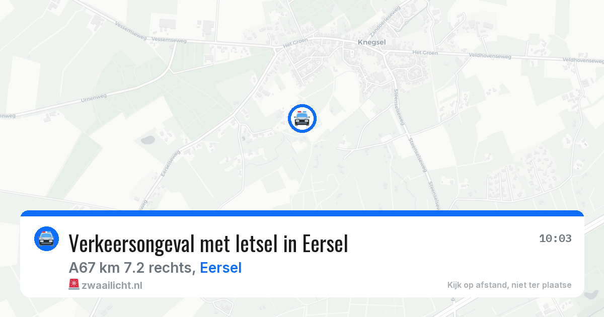 Verkeersongeval met letsel in Eersel — 15 jun 2026