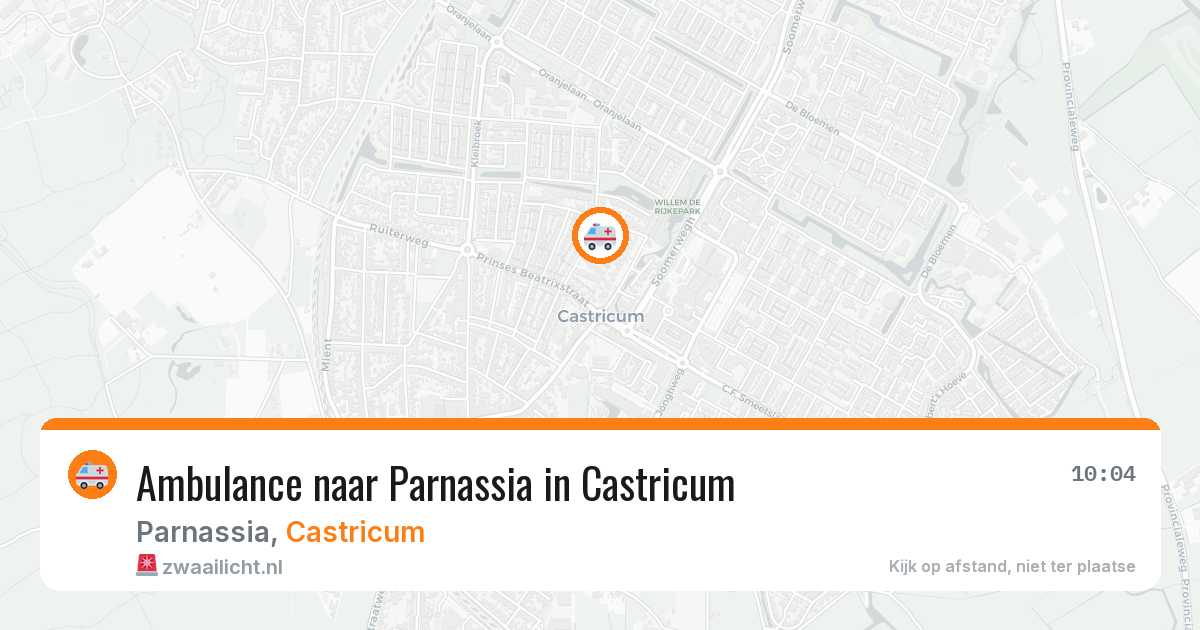 Ambulance naar Parnassia in Castricum — 28 mei 2026