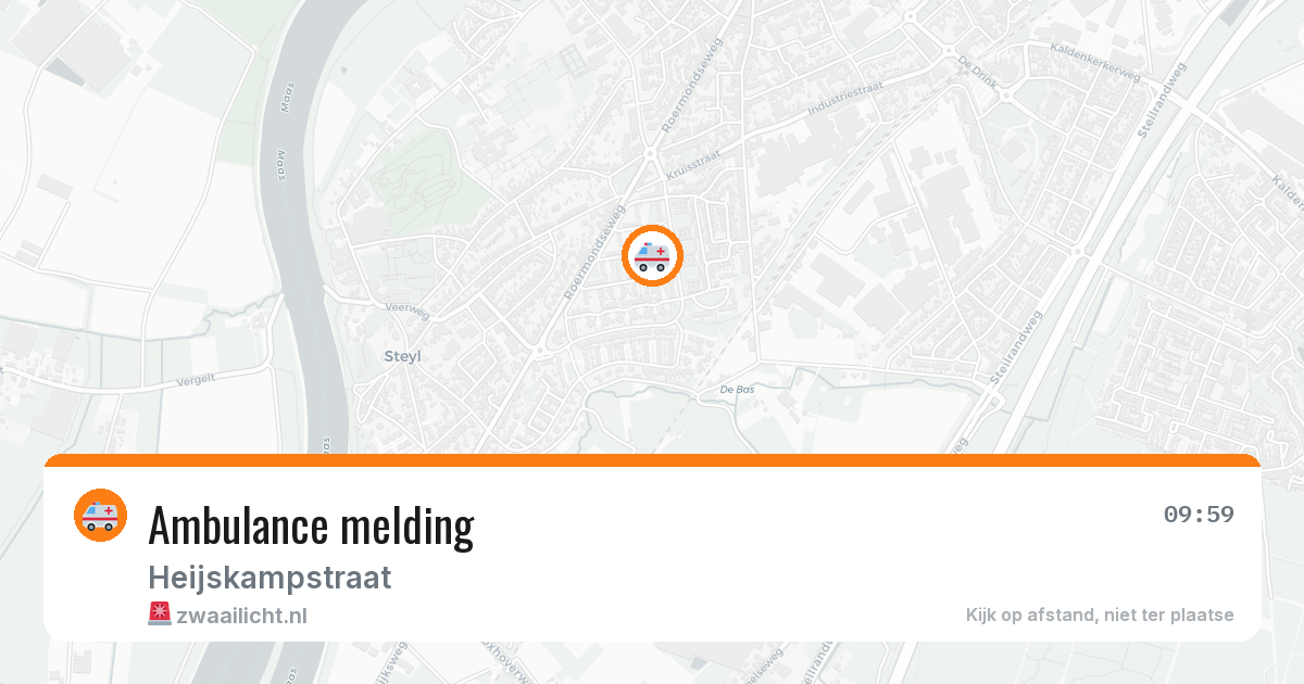 Ambulance melding — 30 jun 2026