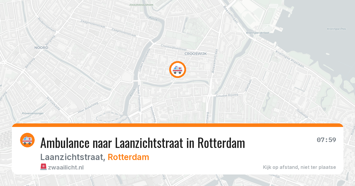 Ambulance naar Laanzichtstraat in Rotterdam — 29 jan 2026