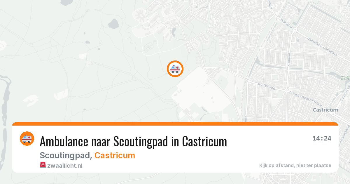 Ambulance naar Scoutingpad in Castricum — 2 jul 2026