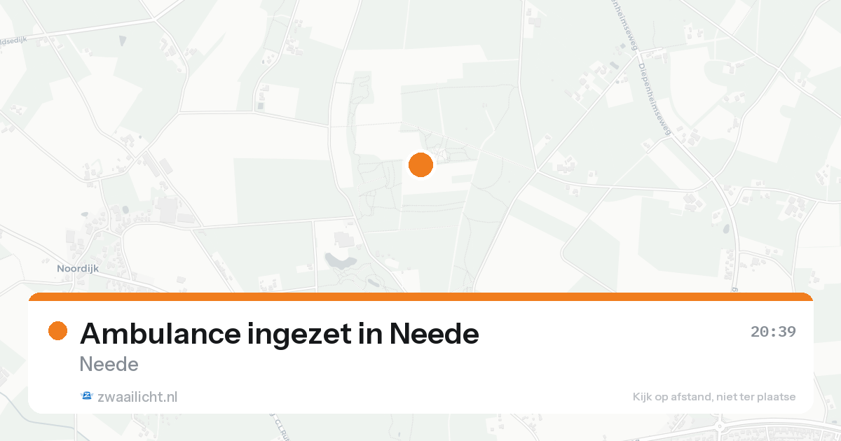 Ambulance ingezet in Neede — 18 aug 2026
