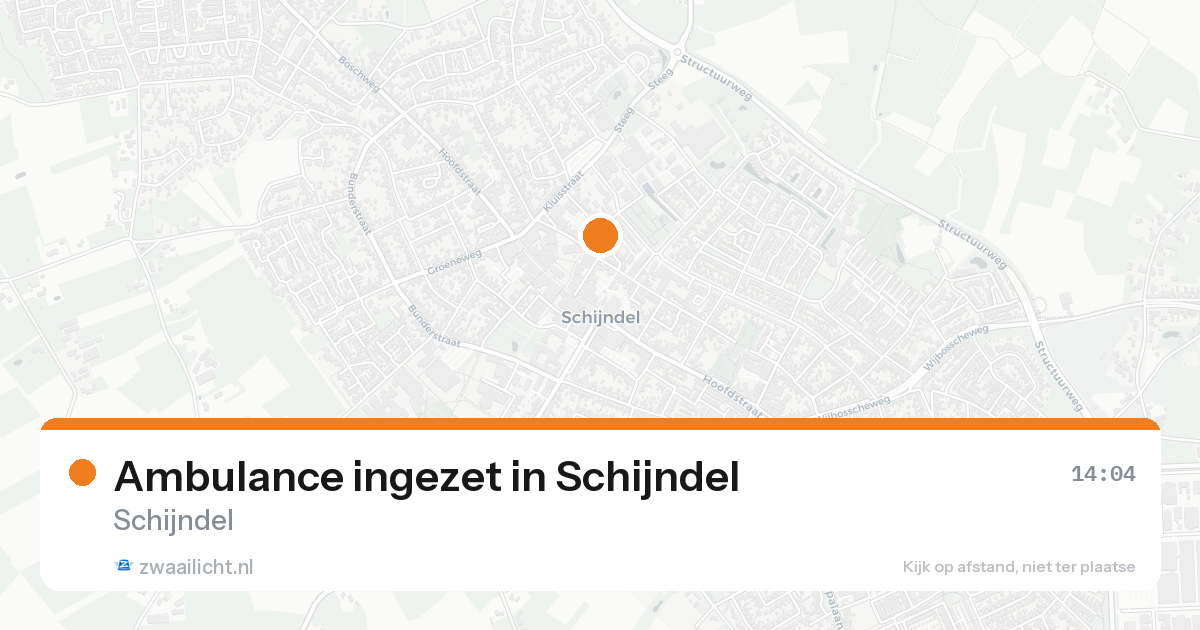 Ambulance ingezet in Schijndel — 7 feb 2026