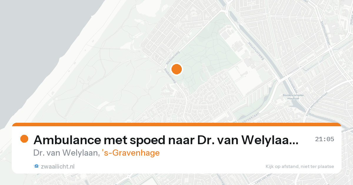 Ambulance met spoed naar Dr. van Welylaan in 's-Gravenhage — 18 aug 2026
