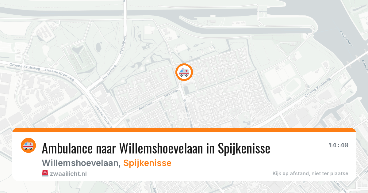 Ambulance naar Willemshoevelaan in Spijkenisse — 30 mrt 2026
