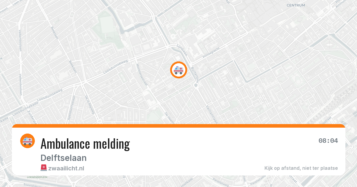 Ambulance melding — 7 mei 2026